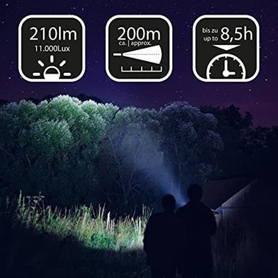 Ansmann HS230B Werklamp werkt op batterijen LED 210 lm - thumbnail