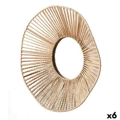 Wandspiegel Gift Decor Natuurlijk Golven 41 x 8 x 41 cm (6 Stuks) Wandspiegel Gift Decor Natuurlijk Golven 41 x 8 x 41 cm (6 Stuks)