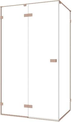 Ben Parret zijwand 90x210cm geborsteld koper
