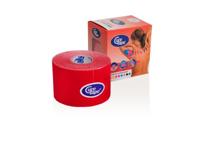 Cure Tape Kinesiotape rood 5cm x 5m 1 Stuks - thumbnail