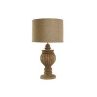 Bureaulamp Home ESPRIT Natuurlijk Jute Hout 50 W 220 V 41 x 41 x 76 cm - thumbnail