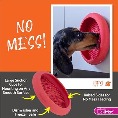 LickiMat® Honden likmat Ufo, groen