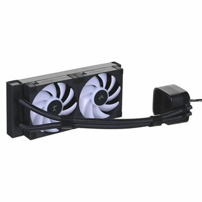 DeepCool ld240 waterkoeling (zwart, 4-pin pwm fan-connector)