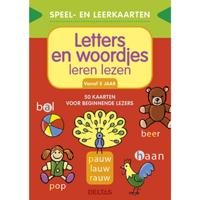 Deltas Speel- en leerkaarten - letters en woordjes leren lezen (5+) - thumbnail