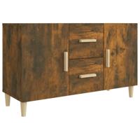 Dressoir 100x36x60 cm bewerkt hout gerookt eikenkleurig - thumbnail