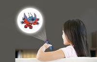 LEXIBOOK - 2 in 1 verhaalprojector en Disney Stitch-zaklamp (3 schijven - inclusief 24 afbeeldingen) - Blauw - LTC050D - thumbnail