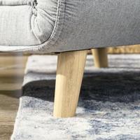 HOMCOM Slaapstoel (Breedte 72 cm, Lichtgrijs) - thumbnail