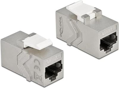 Delock 86996 RJ45-inbouwmodule Keystone CAT 6A 1 stuk(s)
