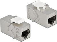 DeLOCK Keystone Module RJ45 jack to RJ45 jack Cat.6A - thumbnail