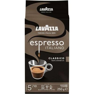 Koffie lavazza gemalen caffè espresso 250gr Koffie lavazza gemalen caffè espresso 250gr
