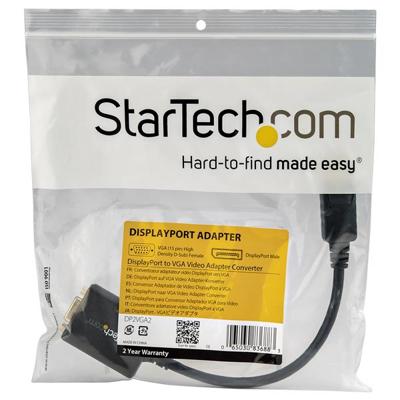 StarTech.com DisplayPort naar VGA Video Adapter Converter (DP2VGA2)