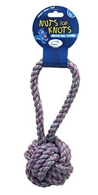HAPPY PET NUTS FOR KNOTS BAL TUGGER MEDIUM 27X11X11 CM