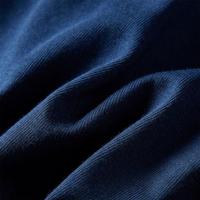 Kindershirt met lange mouwen voetbalveldprint 104 marineblauw - thumbnail