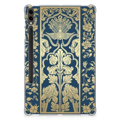 Samsung Galaxy Tab S9 Plus | Siliconen hoesje | Beige Flowers