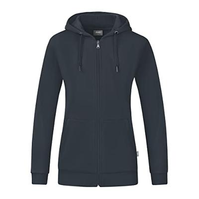 JAKO C6820D Jas Met Kap Organic Dames - Antraciet - 44