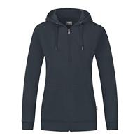 JAKO C6820D Jas Met Kap Organic Dames - Antraciet - 44 - thumbnail