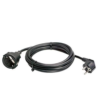 AS Schwabe 50202 Stroom Verlengkabel 16 A Zwart 2.00 m H05VV-F 3G 1,5 mm²
