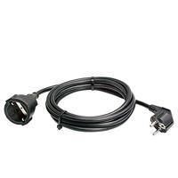 AS Schwabe 50202 Stroom Verlengkabel 16 A Zwart 2.00 m H05VV-F 3G 1,5 mm² - thumbnail