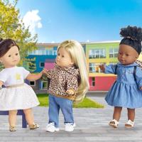 Corolle witte sneakers voor poppen, 36cm - thumbnail