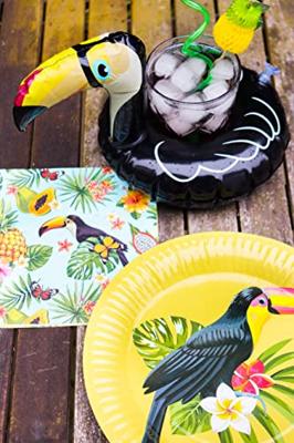Toekan servetten Hawaii - 20 stuks