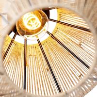 QAZQA Landelijke vloerlamp tripod touw - Jenthe - thumbnail