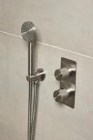 Ben doucheslang metaal 125cm RVS-look - thumbnail