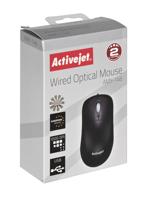 Activejet AMY-146 muis USB Type-A Optisch 1000 DPI Ambidextrous - thumbnail