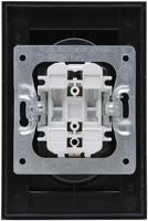 KOPP - Wandcontactdoos - Athenis HK07 - Inbouw - 1-voudig Dubbel Stopcontact - Kinderbeveiliging - Mat Zwart - thumbnail