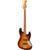 Fender Jaco Pastorius Jazz Bass Fretless 3-Color Sunburst elektrische basgitaar met koffer - thumbnail