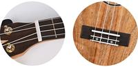 Flight Supernatural Series DUC410 QA Quilted Ash concert ukelele met gigbag - thumbnail