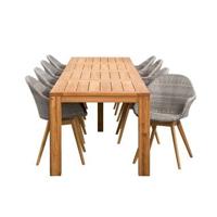 Le Sud tuinset Abruzzo Antibes - lichtgrijs - 9-delig - thumbnail