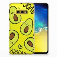 Samsung Galaxy S10e Telefoonhoesje met Naam Avocado Singing - thumbnail