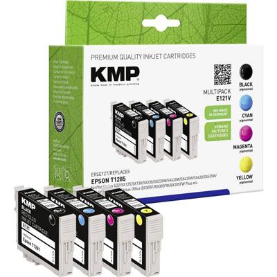 KMP Inkt E121V vervangt Epson T1285, T1281, T1282, T1283, T1284 Zwart, Cyaan, Magenta, Geel