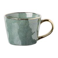 Mok met gouden oor - groen - 250 ml - thumbnail