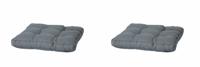 Florance lounge 60x60 Basic grey (2 stuks) Madison - Madison - thumbnail