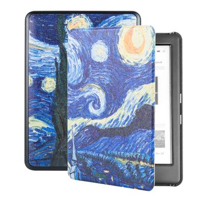Lunso - Kobo Glo / Glo HD / Touch 2.0 hoes (6 inch) - sleep cover - Van Gogh Sterrennacht Lunso - Kobo Glo / Glo HD / Touch 2.0 hoes (6 inch) - sleep cover - Van Gogh Sterrennacht