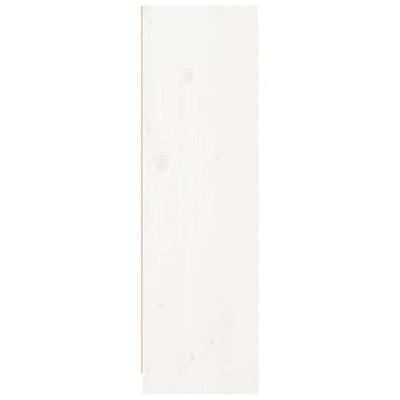 Boekenkast 70x33x110 massief grenenhout wit