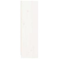 Boekenkast 70x33x110 massief grenenhout wit - thumbnail