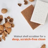 Full Circle Scrubber Sponges Walnut In A Nutshell - thumbnail
