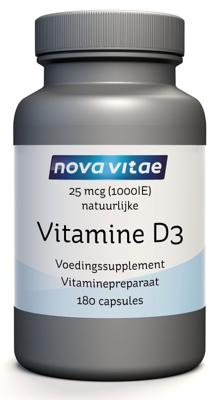 Vitamine D3 1000/25mcg 180 Softgels