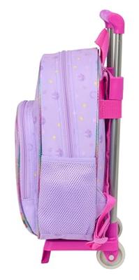 Schoolrugzak met Wielen Unicorn Academy Lila 28 x 34 x 10 cm