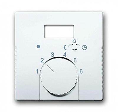 Busch-Jaeger 2CKA001710A3725 Temperatuurregelaar Afdekking Axcent Verkeerswit, Wit 1 stuk(s)