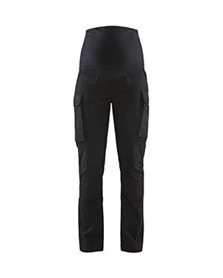 Blåkläder Service zwangerschapsbroek met stretch 71011830 | Zwart | Maat XS - 7330509721452