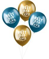 Shimmer Ballonnen 'Best Dad Ever' (4st) - thumbnail
