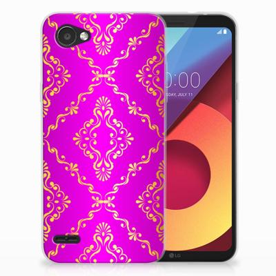 Siliconen Hoesje LG Q6 | LG Q6 Plus Barok Roze Siliconen Hoesje LG Q6 | LG Q6 Plus Barok Roze
