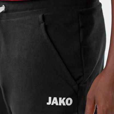 JAKO 6565 Joggingbroek Base Met Boord - Zwart - M