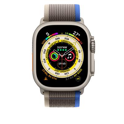 Apple Trail Loop Apple Watch 44mm / 45mm / 46mm / 49mm S/M Blue / Gray Apple Trail Loop Apple Watch 44mm / 45mm / 46mm / 49mm S/M Blue / Gray