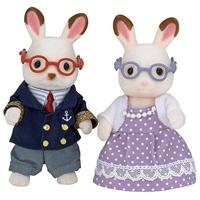 Sylvanian Families opa en oma Chocoladekonijn 5190 - thumbnail