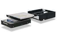 Icy Dock MB343SPO 5,25 extern naar 3,5 + Ultra Slim ODD bay - thumbnail