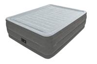 Intex 64418nd comfort plush queen high 2-persoons luchtbed 203x152x56 cm + ingebouwde pomp grijs - thumbnail